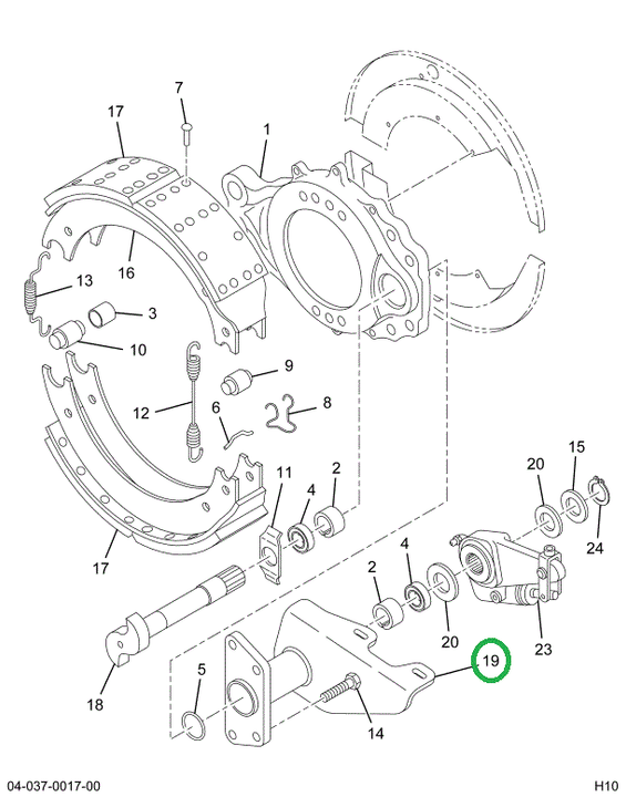 1699329C91 BRACKET BRK CAMSHAFT & CHAMBER