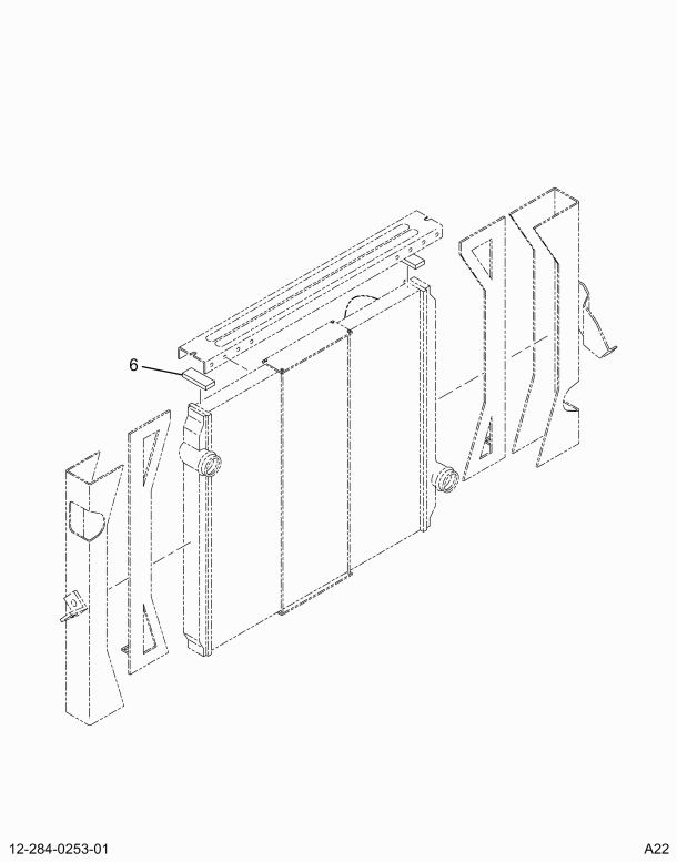 1699666C2 CHANNEL RAD SUPT W/ISOLATORS