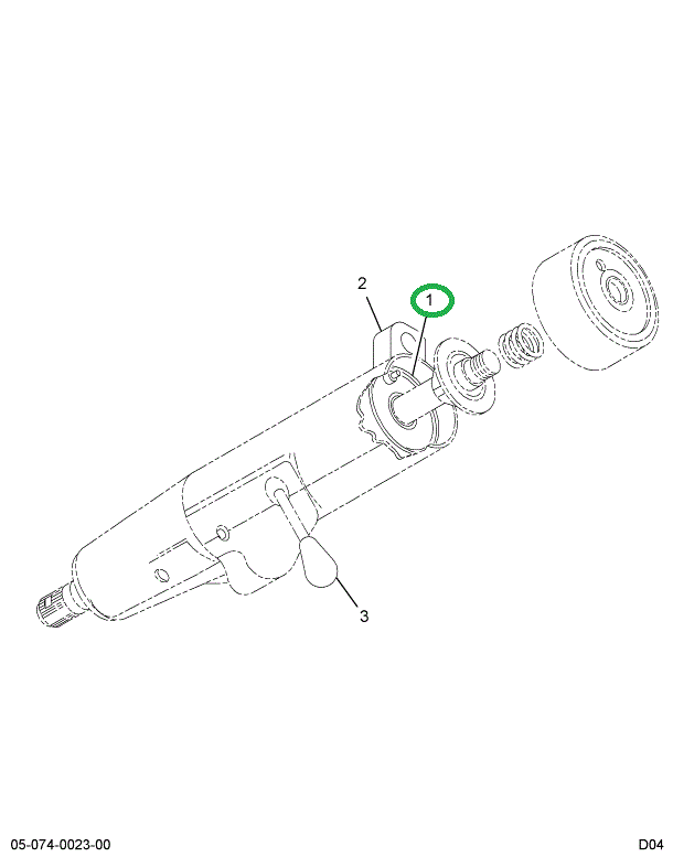 1699765C92 HOUSING STEER COL W/SHAFT ASSY