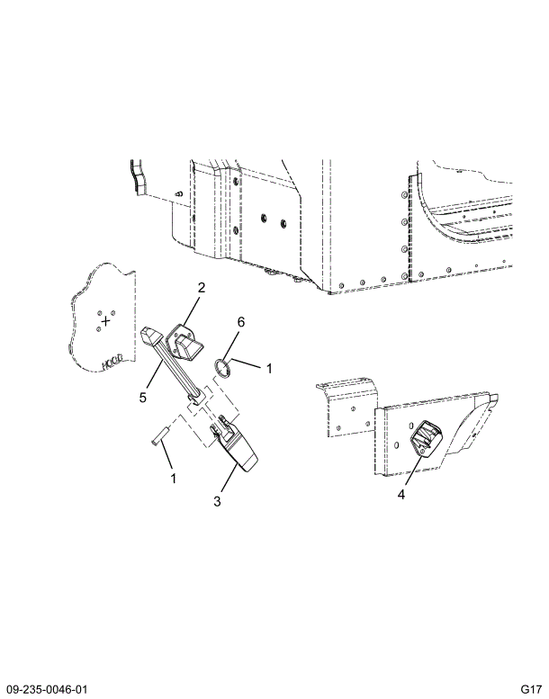 1699930C93 LATCH,KIT, HOOD LATCH