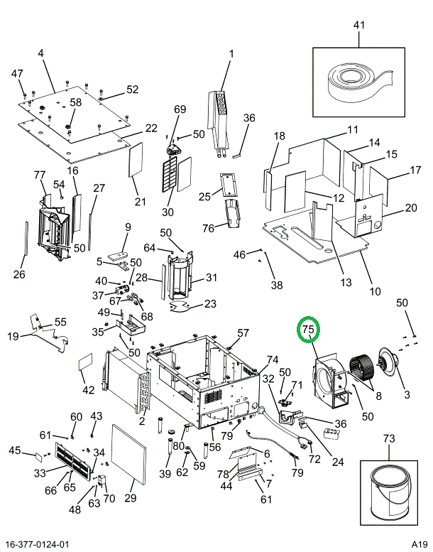 1699948C1 HOUSING HEATER BLOWER