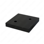 17-12613-004 BACKING PLATE-HOOD,ALUMINUM,M1,112
