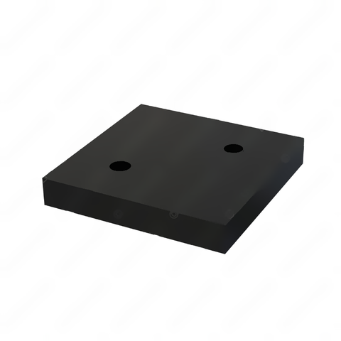 17-12613-004 BACKING PLATE-HOOD,ALUMINUM,M1,112