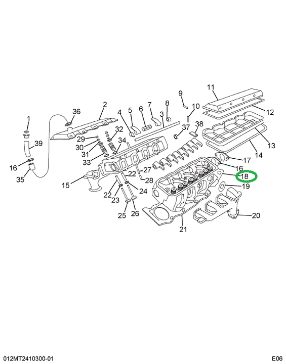 1701219C1 BOLT CYL HEAD