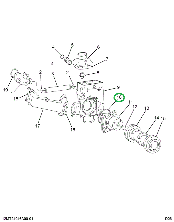 1701264C1 GASKET ADAPTER TO CARB