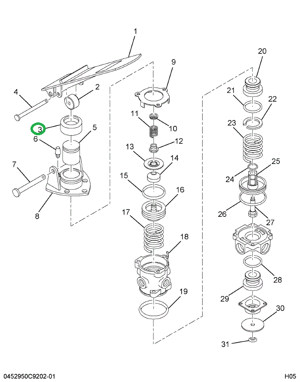 179911R1 BOOT AIR BRAKE VALVE
