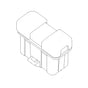 18-32044-002 LATCH-COMPARTMENT,AGATE
