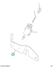 1801452C1 BRACKET  SOLENOID MTG.