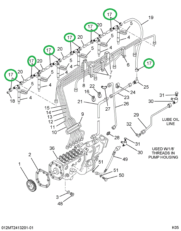 1802453C1 CLIP OIL LEVEL GAUGE TUBE