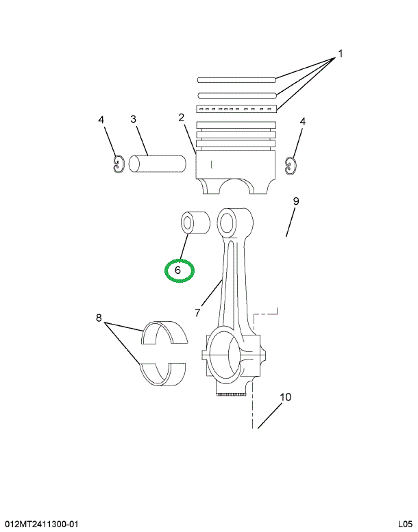 1804000C1 BUSHING PISTON PIN