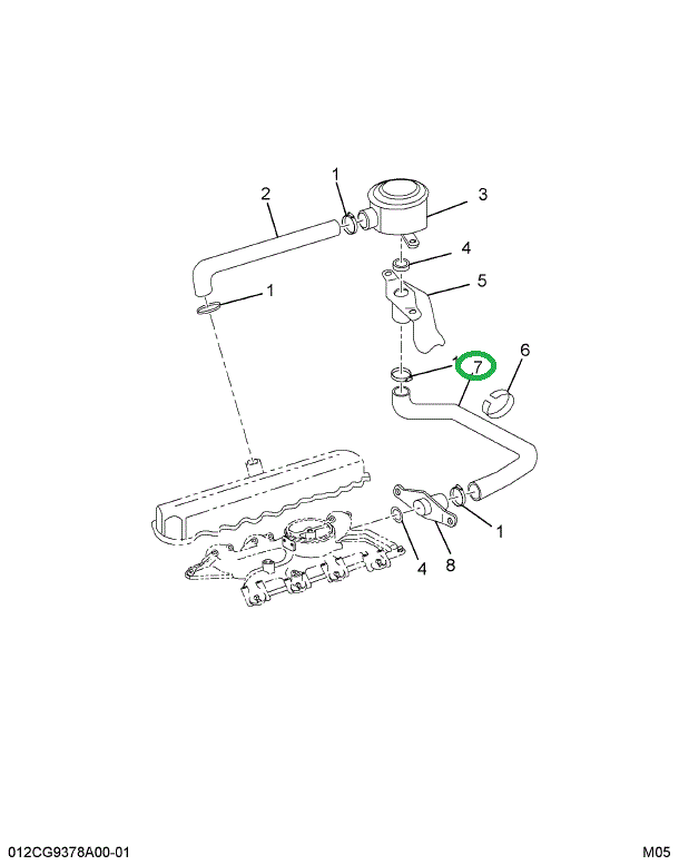 1807878C1 HOSE OIL COOLER