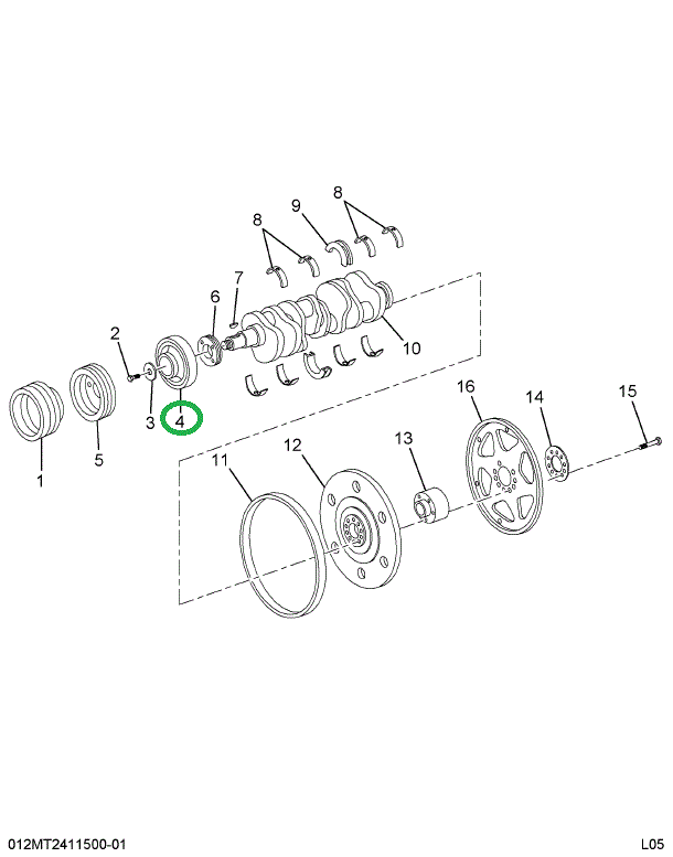 1809117C2 DAMPER CRKSHFT VIBRATION