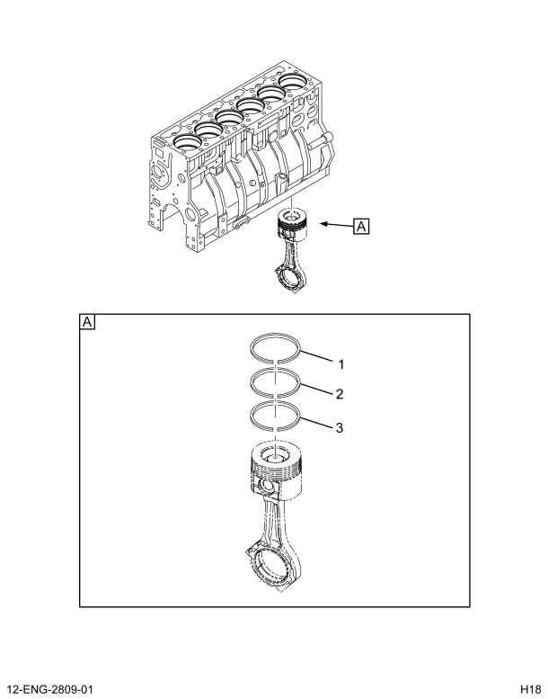 1809919C93 PACKAGE  PISTON RING