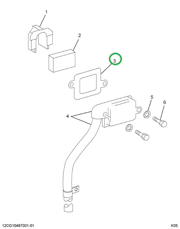 1810699C4 GASKET  BREATHER BAFFLE