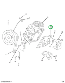 1810703C1 BRACKET FREON COMPRESSOR MTG