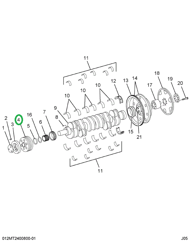 1810746C92 DAMPER,PULLEY CRANKSHAFT W/VIB