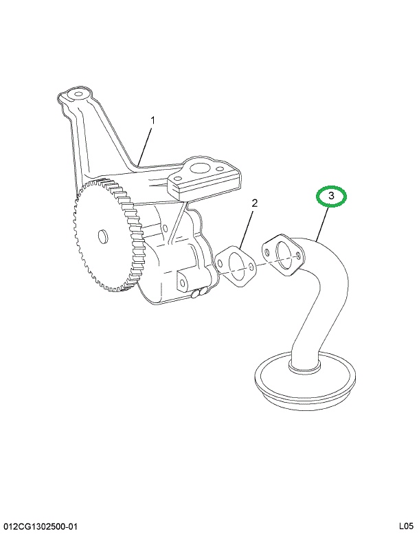 1811073C1 TUBE OIL PICK-UP W/15 QT OIL P