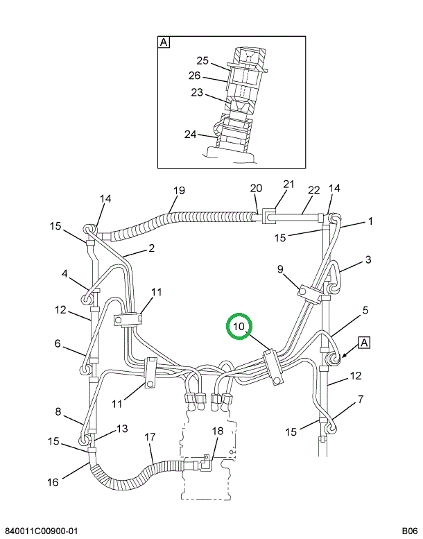 1811414C91 CLAMP AIR CLEANER TUBE OR PIPE