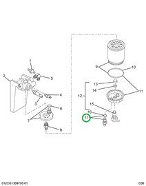 1811490C91 PUMP,WATER SENSOR PROBE