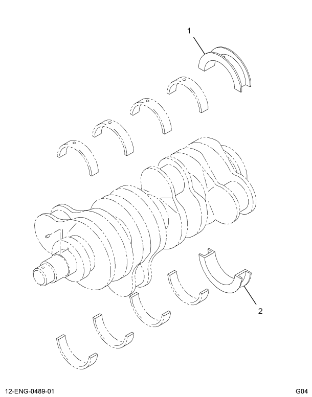 1812325C92 BEARING,KIT MAIN BRG STD. #5