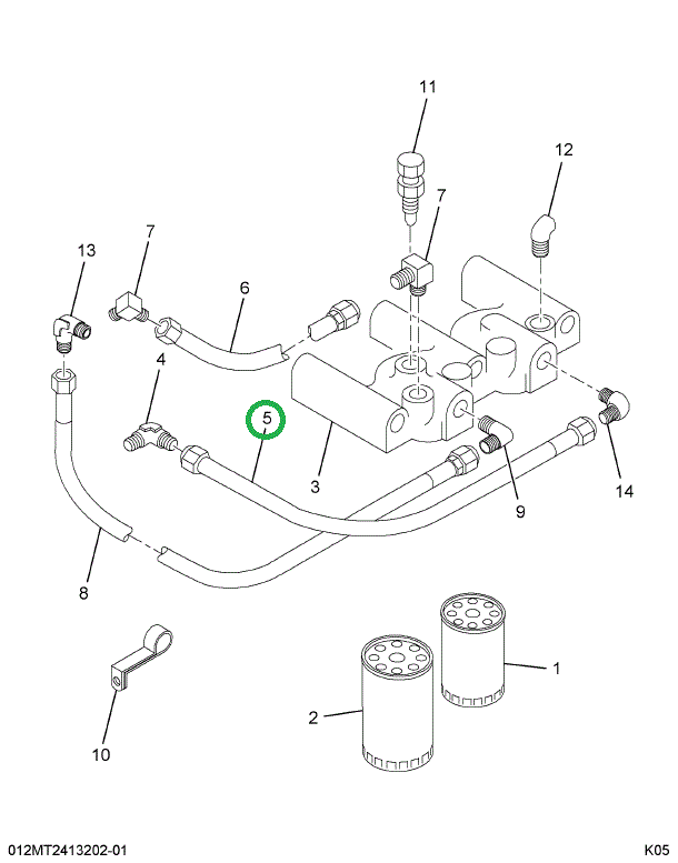 1812714C91 TUBE AIR INTAKE OR DUCT