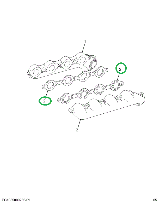 1814219C1 GASKET, EXHAUST MANIFOLD