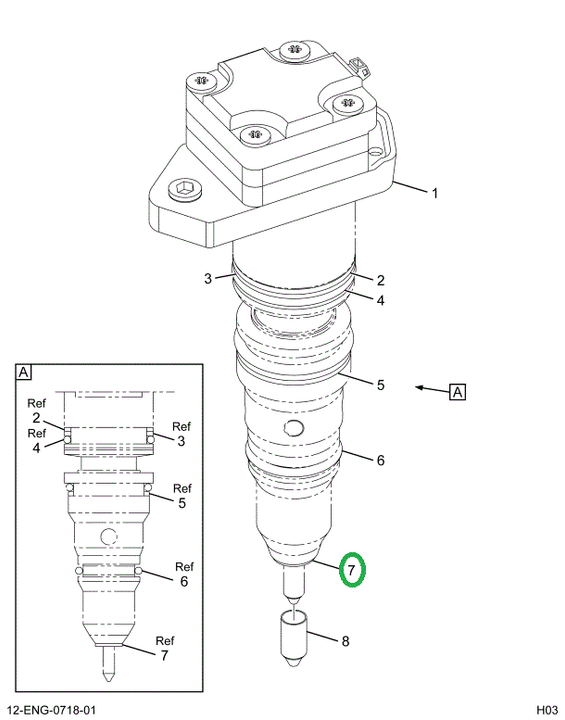 1815378C3 GASKET INJECTOR