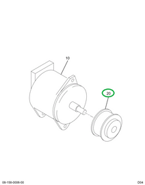 1815421C1 PULLEY GENERATOR OR ALTERNATOR