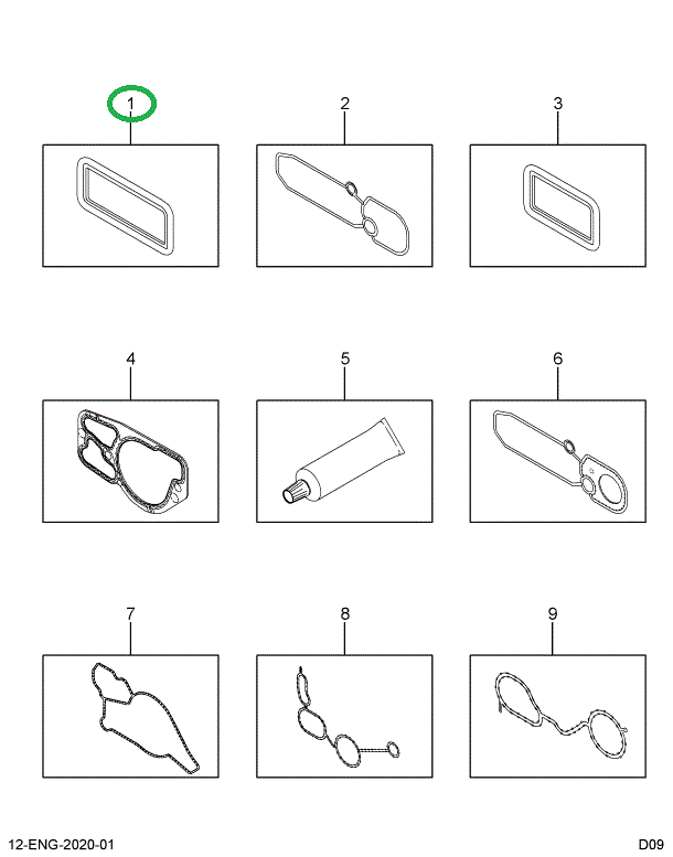 1815899C3 GASKET OIL PICK-UP