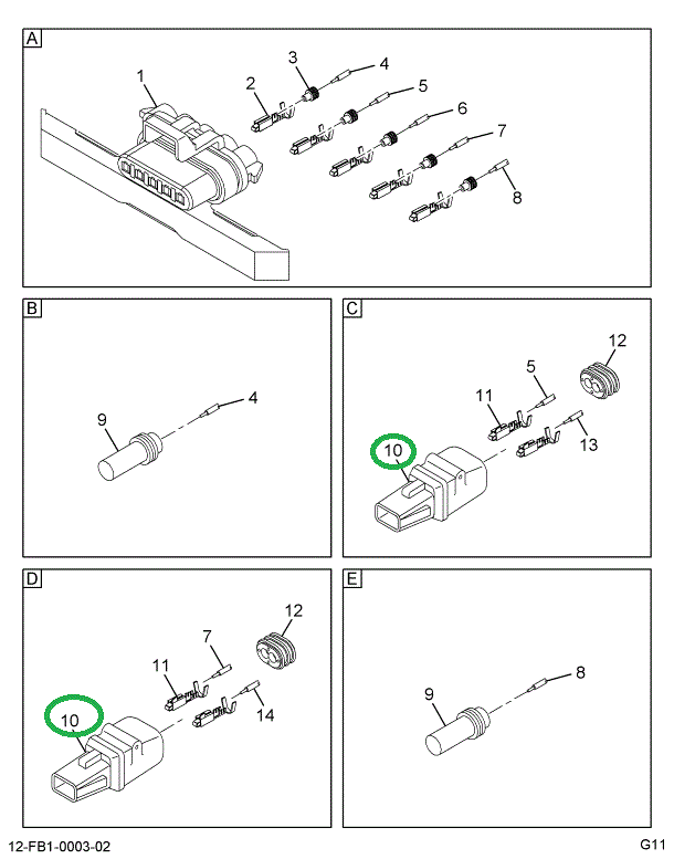 1815924C2 CONNECTR,CONNECTOR INJECTOR CY