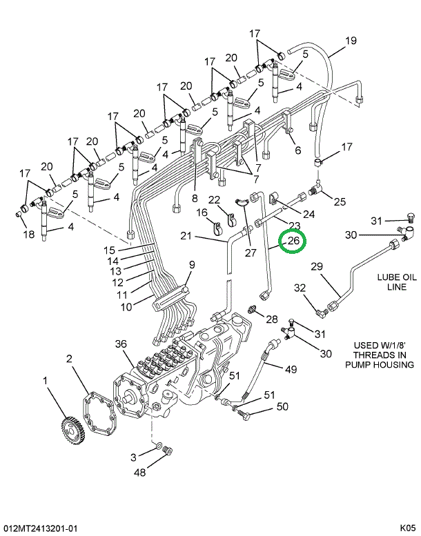 1816724C91 TUBE  ASSY ANEROID