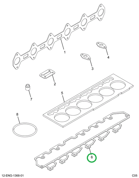 1817510C1 GASKET  VALVE COVER