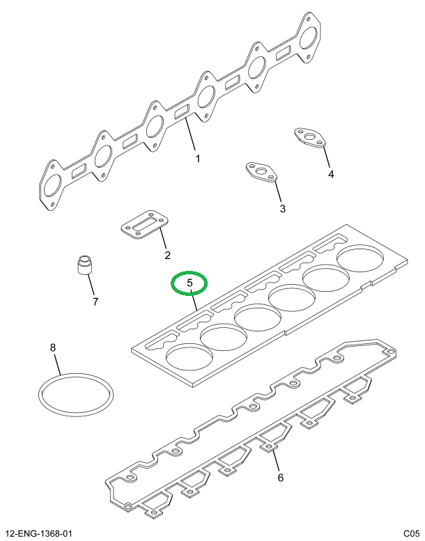 1817562C4 GASKET CYL HEAD