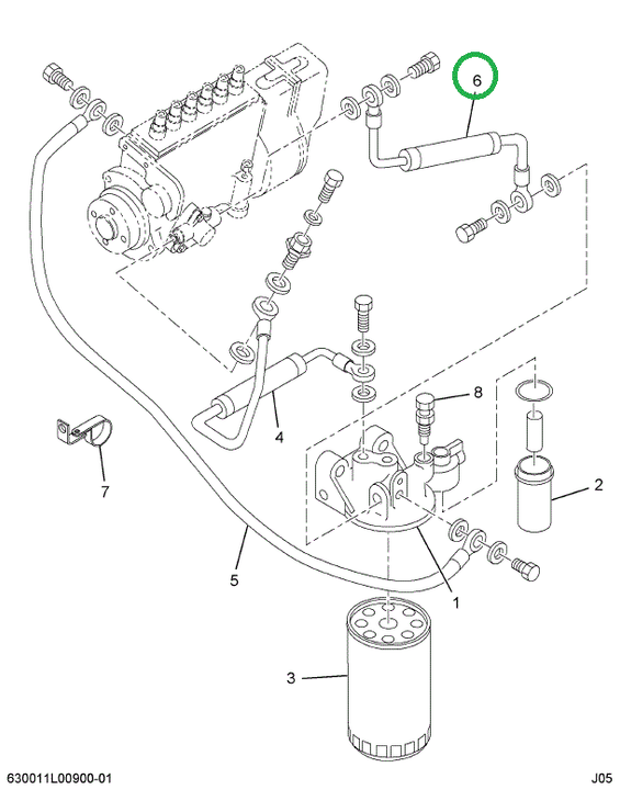 1817778C1 TUBE TRANSFER PUMP INLET