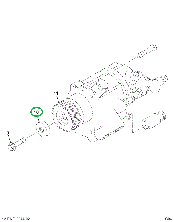 1818210C1 WASHER  HIGH PRES. PUMP