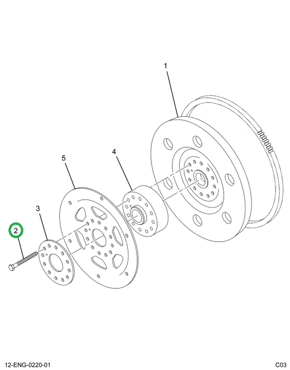 1818296C1 BOLT M12X 1.25X110MM