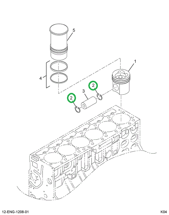 1818702C1 RETAINER,RING PISTON PIN RETAI