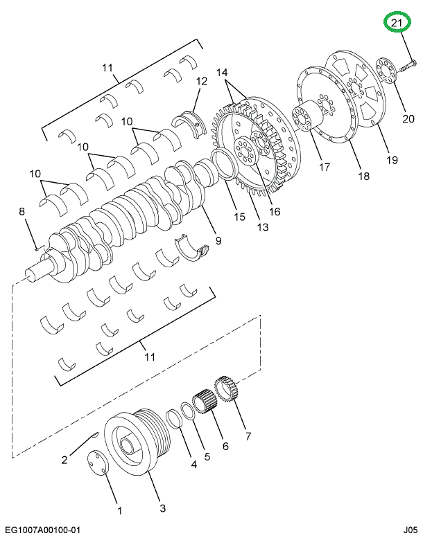 1819853C2 BOLT M12 X 1.25 X40MM