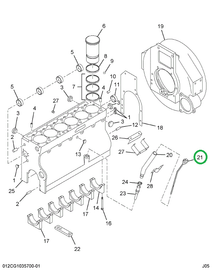1819875C1 GAUGE OIL LEVEL DIP STICK