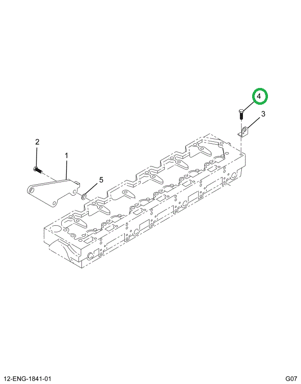 1820235C1 BOLT M14 X 30 HEX FLGE