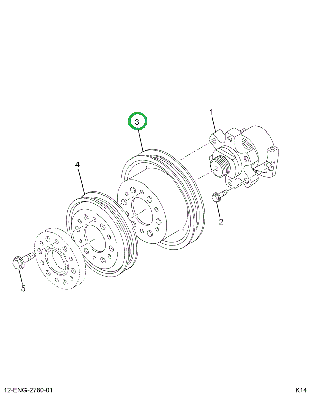 1820308C1 PULLEY FAN