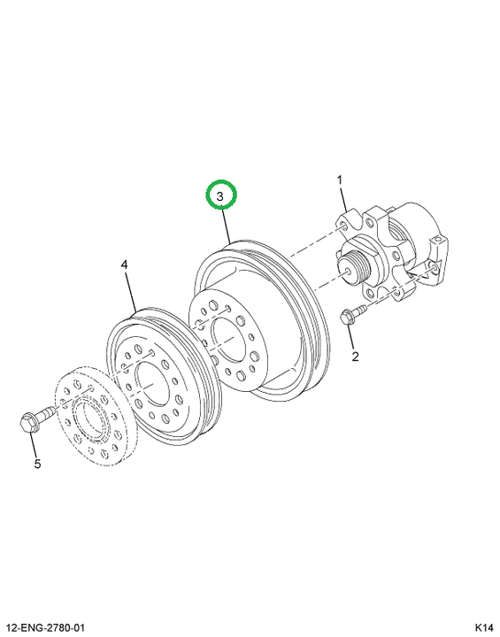1820308C1 PULLEY FAN