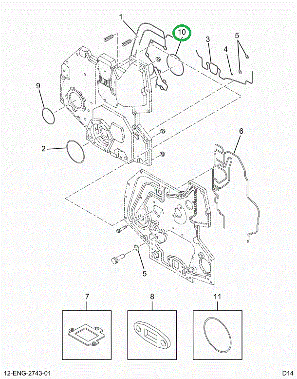 1820438C1 RING  FRONT COVER O