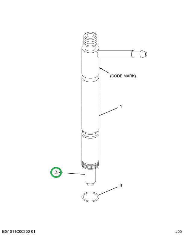 1820836C92 NOZZLE ND HOLDER ASSY