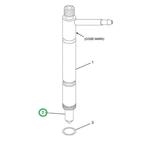 1820836C92 NOZZLE ND HOLDER ASSY