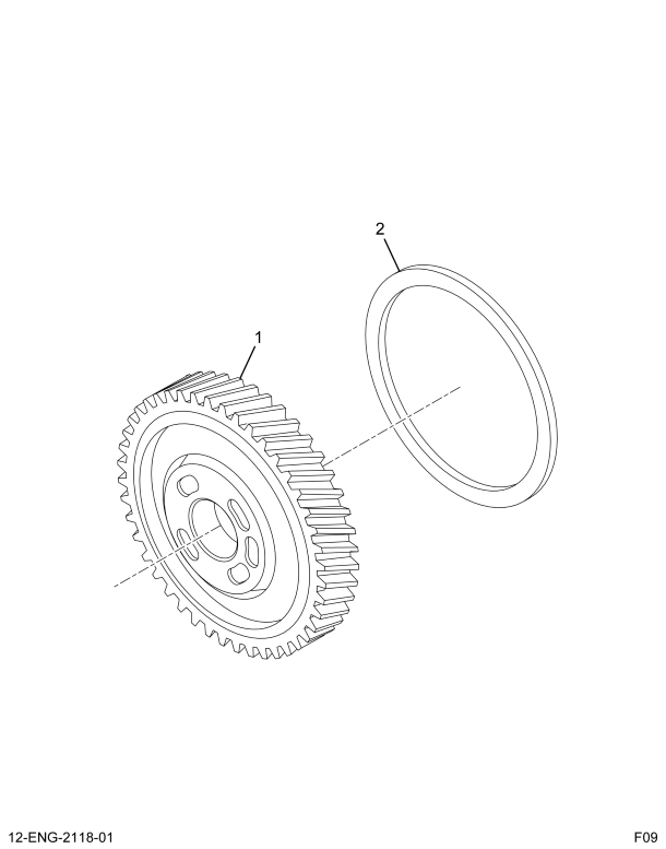 1820854C93 GEAR ASSY, INJ PUMP