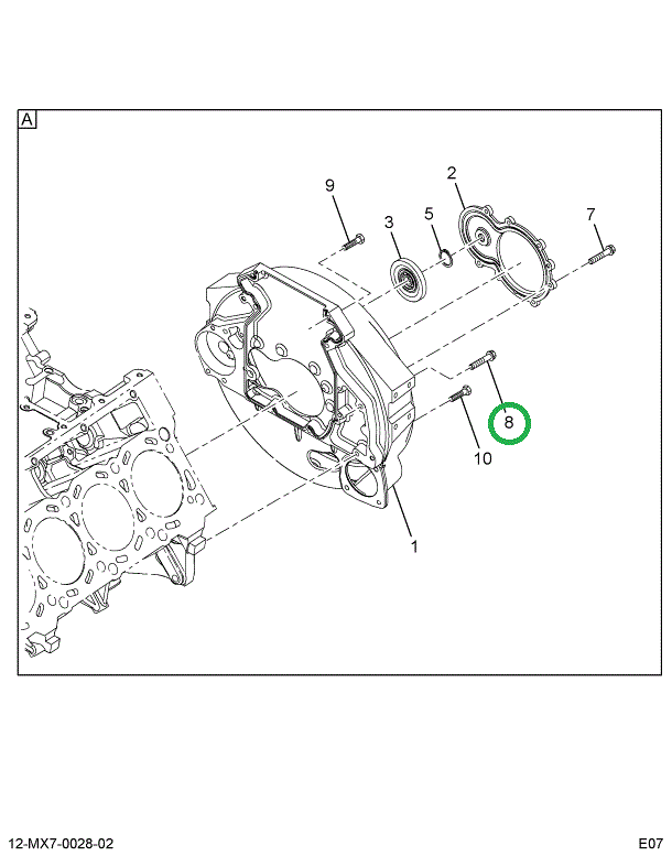 1820916C1 BOLT HF M10 X 1.5 X 70MM