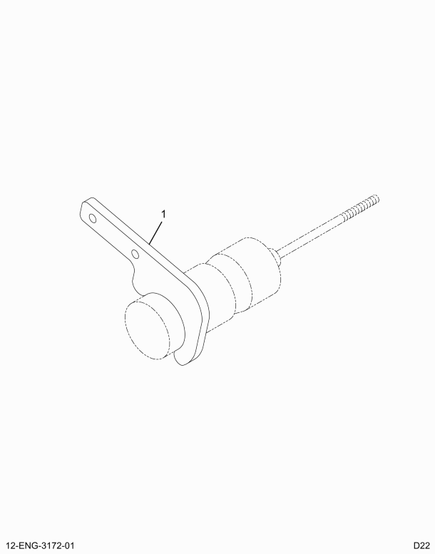 1821017C91 BRACKET  & SOLENOID ASSY