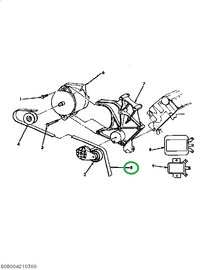 1821843C1 BELT,ALT A/C AIR COMP 122.18