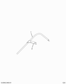 1821873C1 TUBE ASS Y OIL LEVEL GAUGE